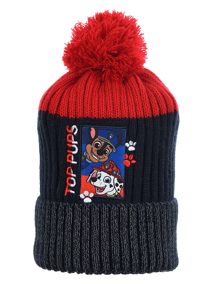 Paw Patrol Czapka "Psi Patrol" w kolorze czarno-czerwonym rozmiar: 54 cm