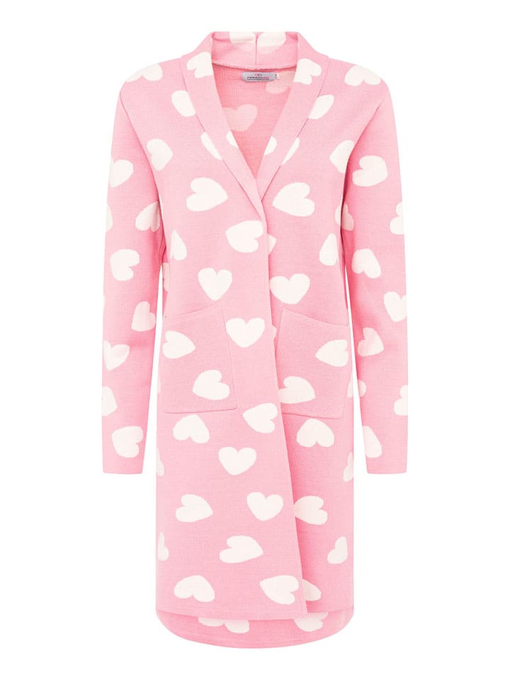Zwillingsherz Kardigan w kolorze jasnoróżowym rozmiar: S/M