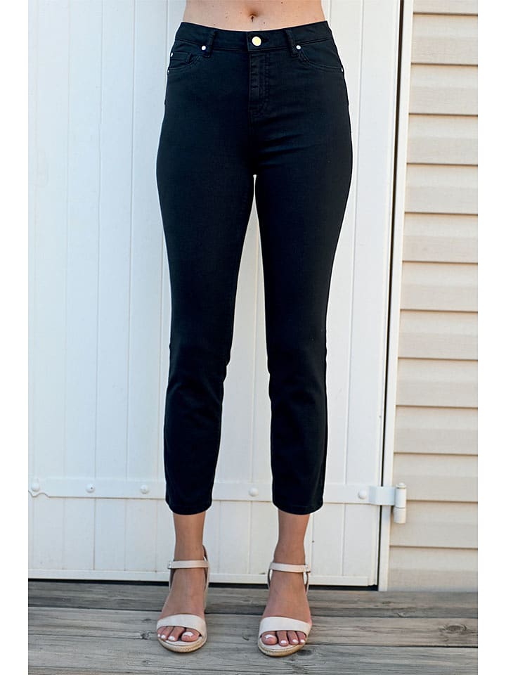 Bleu d'Azur Dżinsy "Paula" w kolorze czarnym rozmiar: 38