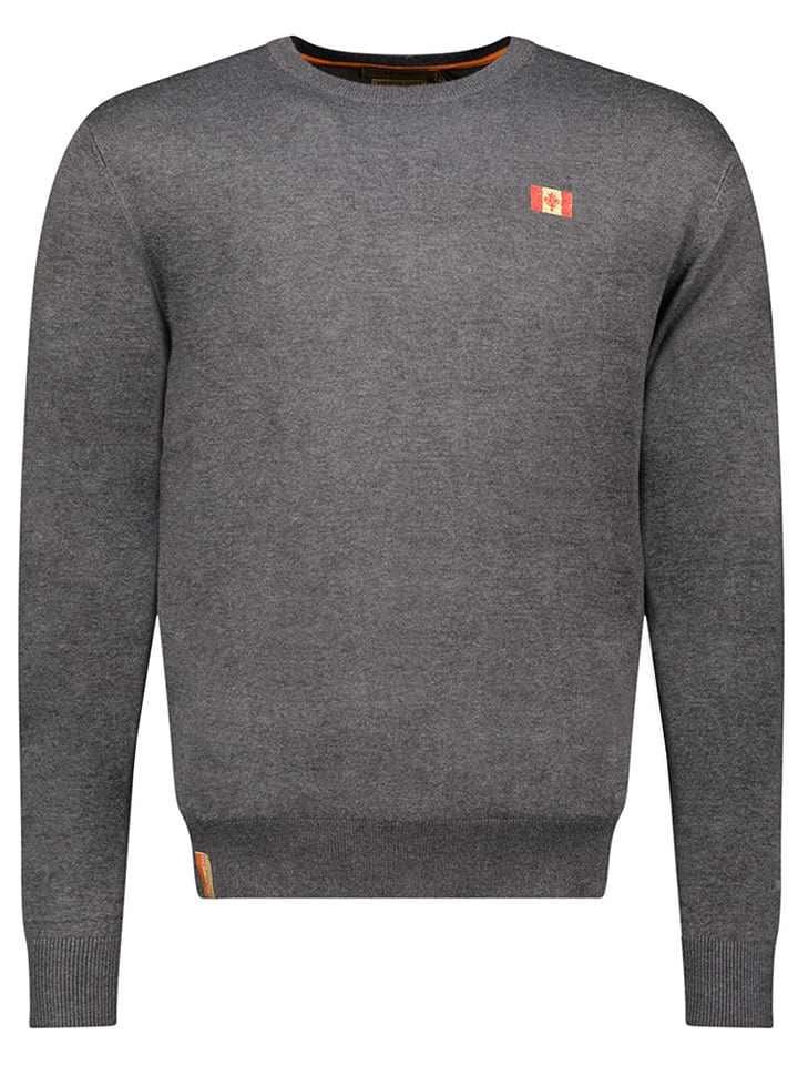 Canadian Peak Sweter "Ferasmeak" w kolorze antracytowym rozmiar: 3XL