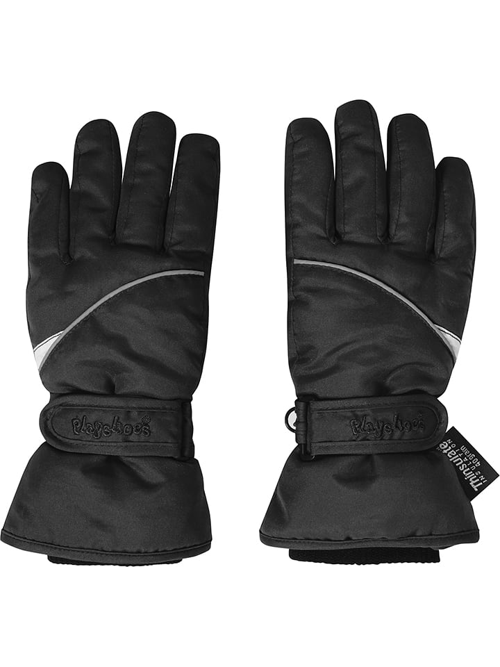 Playshoes Rękawiczki w kolorze czarnym rozmiar: 122-134