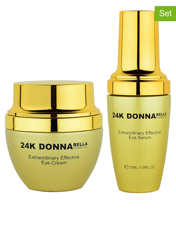 Donna Bella 2-częściowy zestaw "Extraordinary Effective" do pielęgnacji okolic oczu rozmiar: onesize