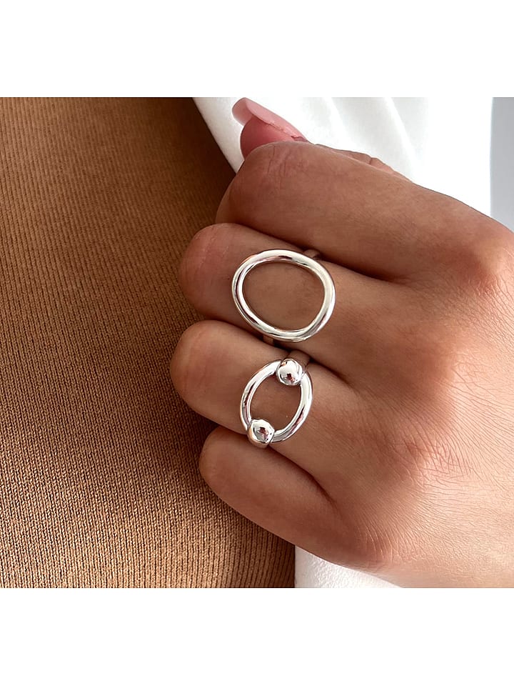 Eclat d'Argent Srebrny pierścionek rozmiar: 56