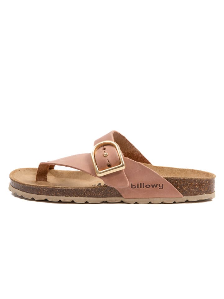 billowy Skórzane japonki w kolorze różowym rozmiar: 38