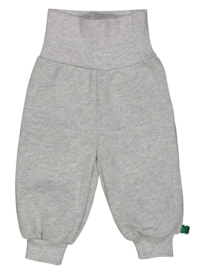 Fred´s World by GREEN COTTON Spodnie dresowe "Alfa" w kolorze szarym rozmiar: 86