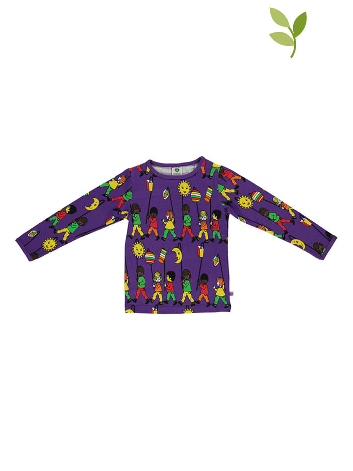 Koszulka "Children With Lanterns" w kolorze fioletowym