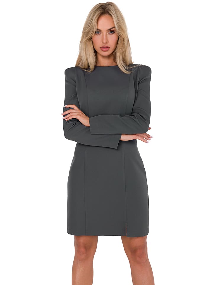 made of emotion Sukienka w kolorze antracytowym rozmiar: M