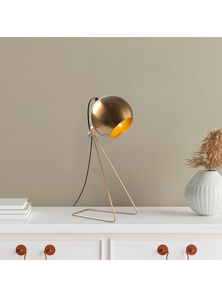 Opviq Lampa stołowa w kolorze złotym - 25 x 45 cm rozmiar: onesize