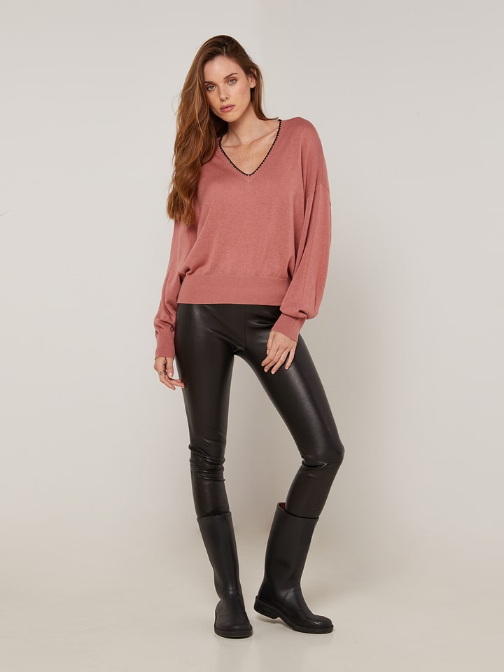 Rodier Sweter w kolorze szaroróżowym rozmiar: S