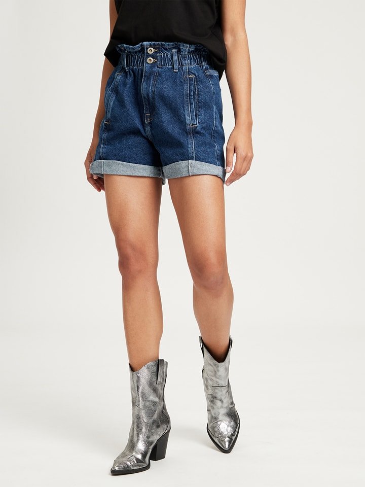 Cross Jeans Szorty dżinsowe w kolorze niebieskim rozmiar: W30