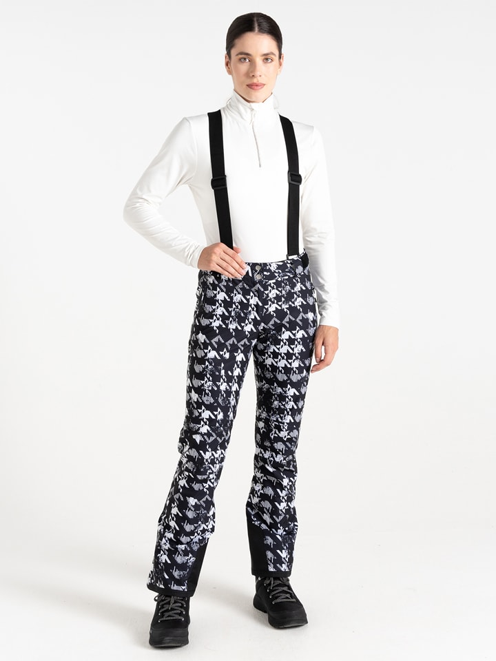 Dare 2b Spodnie narciarskie "Diminish" w kolorze czarno-białym rozmiar: 36