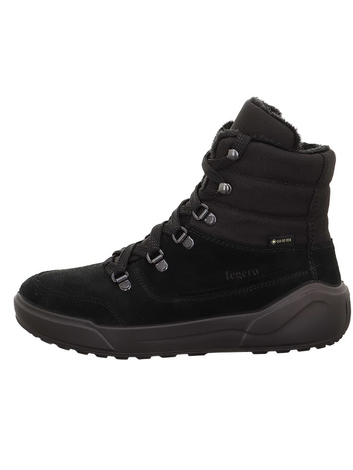 Legero Skórzane botki "Cosy" w kolorze czarnym rozmiar: 41