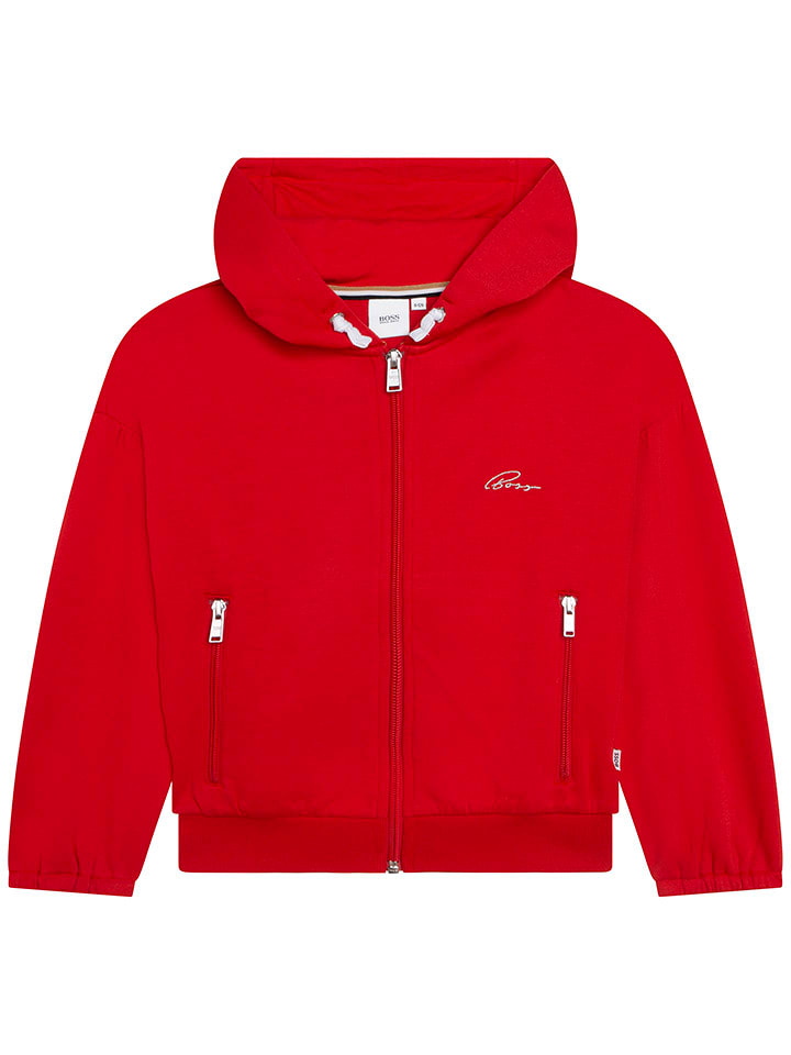 Hugo Boss Kids Bluza w kolorze czerwonym rozmiar: 128