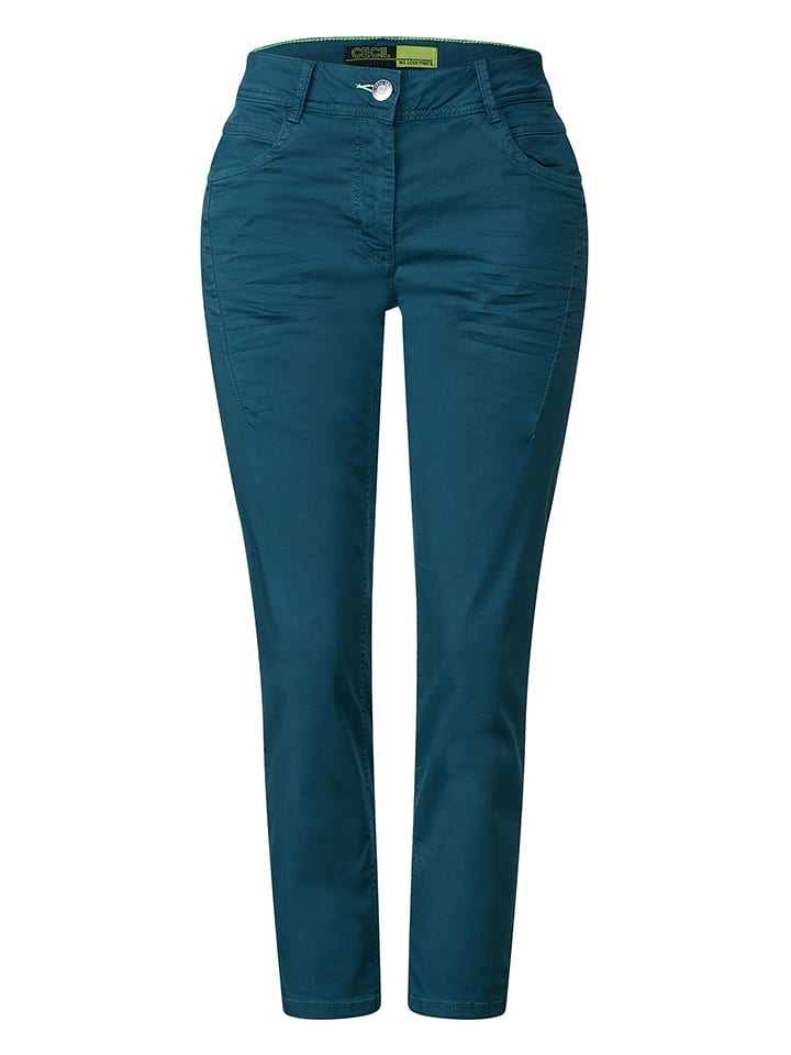 Spodnie w kolorze niebieskim