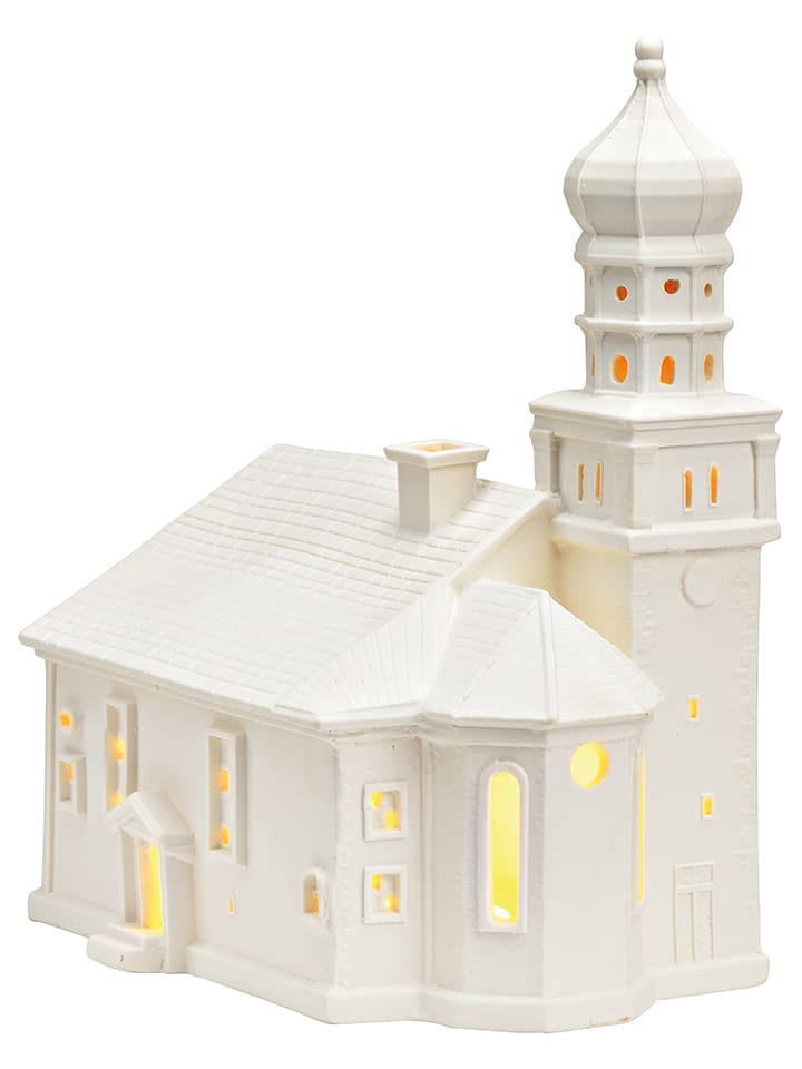 G. Wurm Świecznik "House" w kolorze białym - 16 x 24 x 19 cm rozmiar: onesize