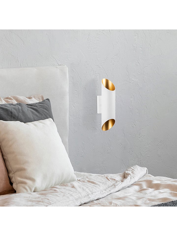 Opviq Lampa ścienna w kolorze białym - 12 x 30 cm rozmiar: onesize