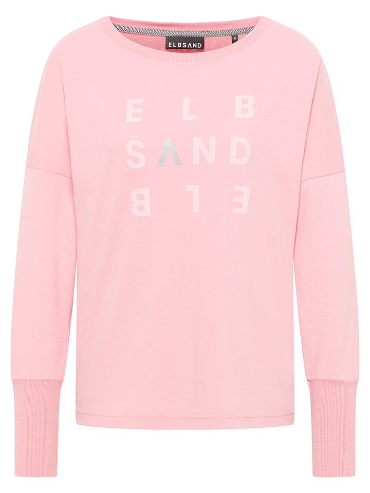 ELBSAND Koszulka "Ingaria" w kolorze jasnoróżowym rozmiar: L