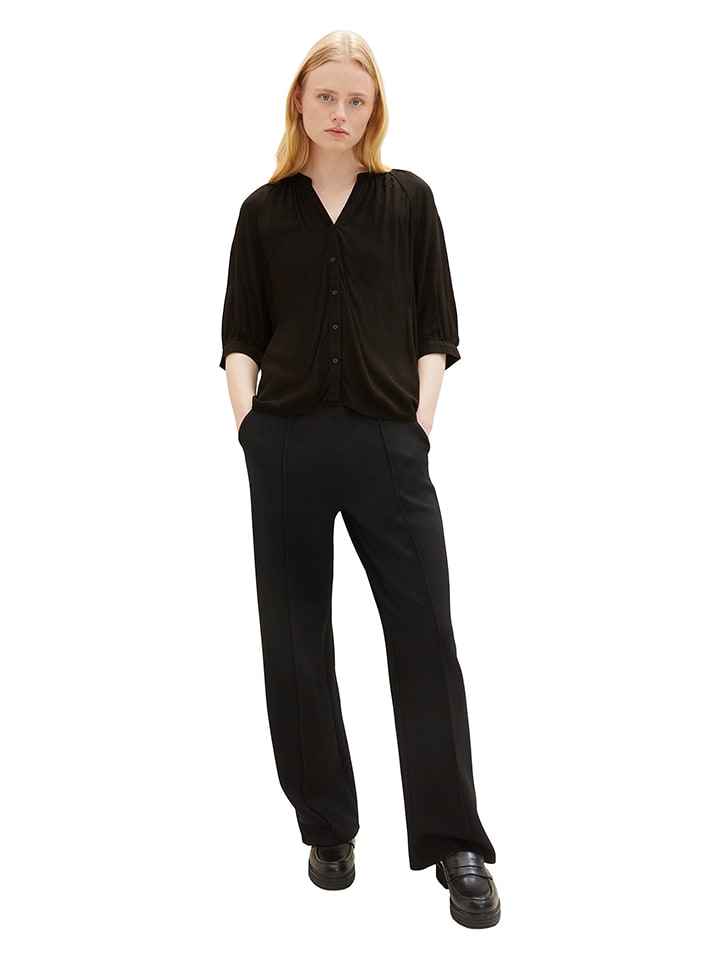 Tom Tailor Bluzka w kolorze czarnym rozmiar: XS