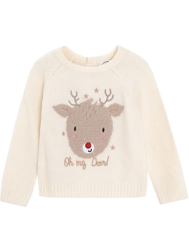 COOL CLUB Sweter w kolorze kremowym rozmiar: 68