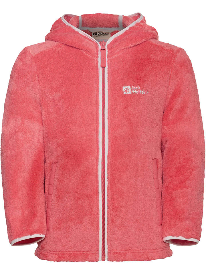 Jack Wolfskin Kurtka polarowa "Nepali" w kolorze różowym rozmiar: 152