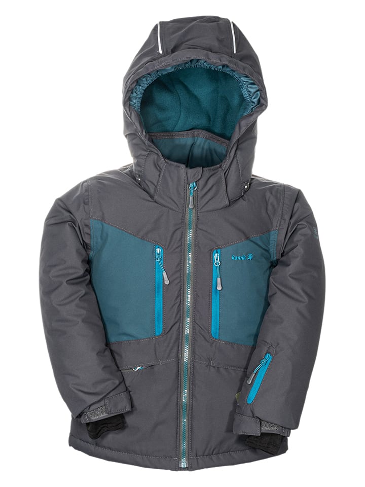 Kamik Kurtka zimowa "Max" w kolorze antracytowym rozmiar: 98