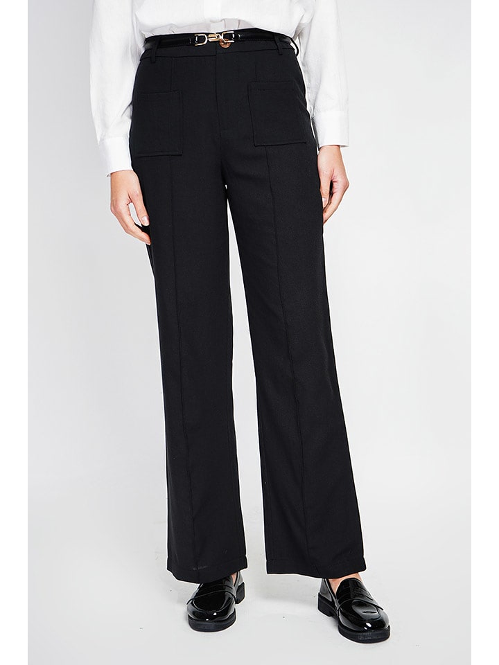 ASSUILI Spodnie w kolorze czarnym rozmiar: 42