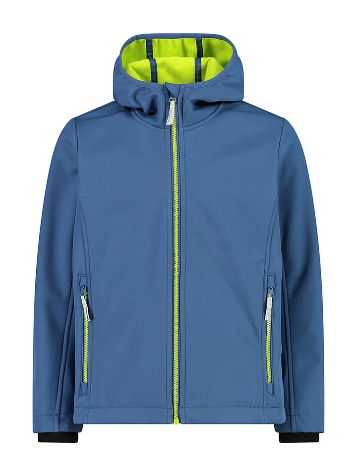 Kurtka softshellowa w kolorze niebieskim
