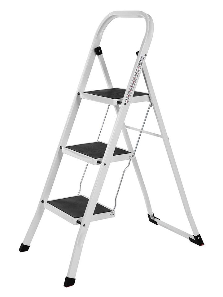 SONGMICS Drabina w kolorze srebrno-czarnym - 46,5 x 105 x 74,5 cm rozmiar: onesize