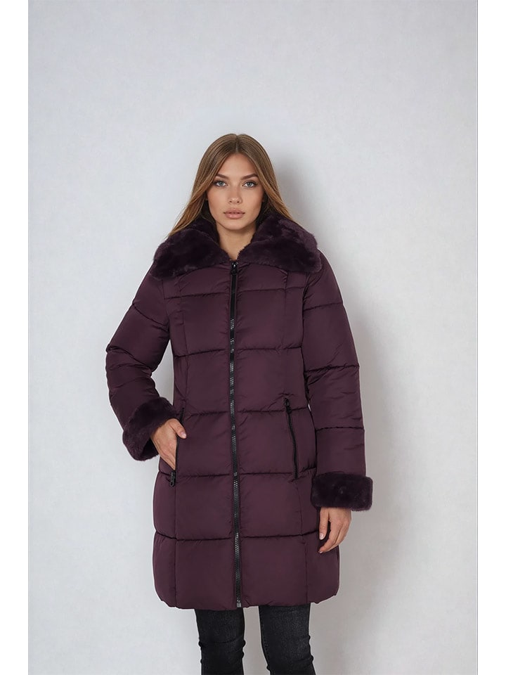 Jessica Simpson Płaszcz zimowy w kolorze fioletowym rozmiar: S