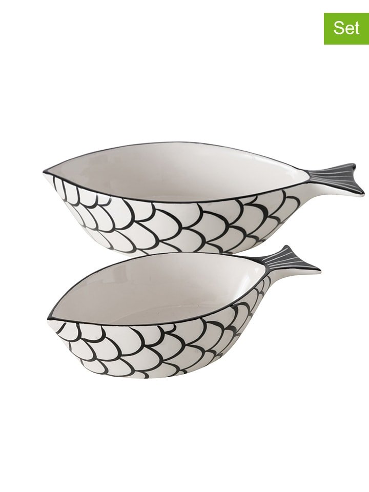 Boltze Miski (2 szt.) "Smirno" w kolorze białym rozmiar: onesize