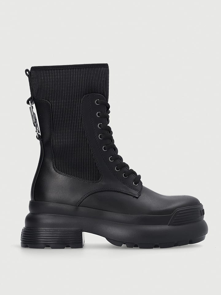 Liu Jo Skórzane botki w kolorze czarnym rozmiar: 41