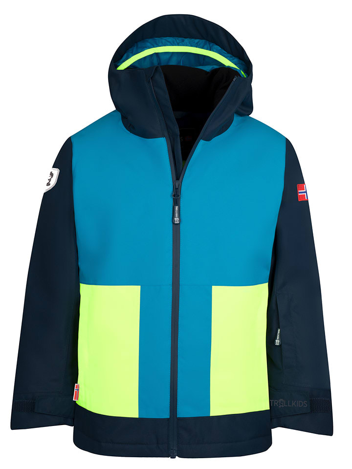 Trollkids Kurtka narciarska "Rauland" w kolorze niebieskim rozmiar: 176