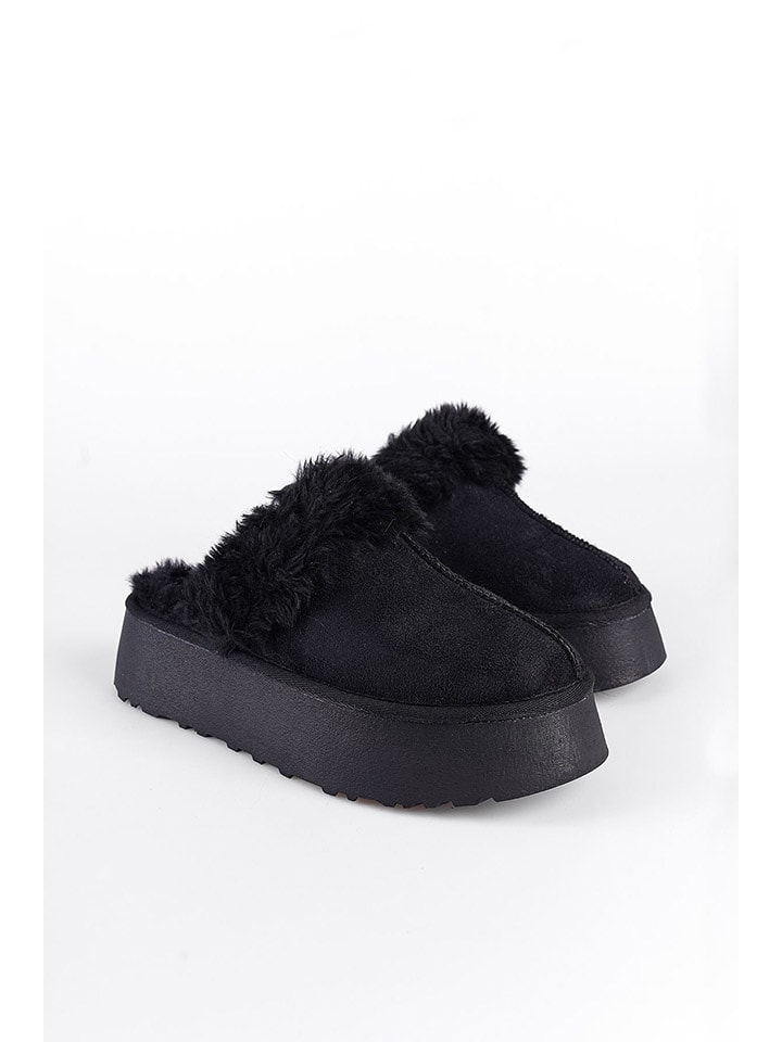 trendyol Slippersy w kolorze czarnym rozmiar: 36