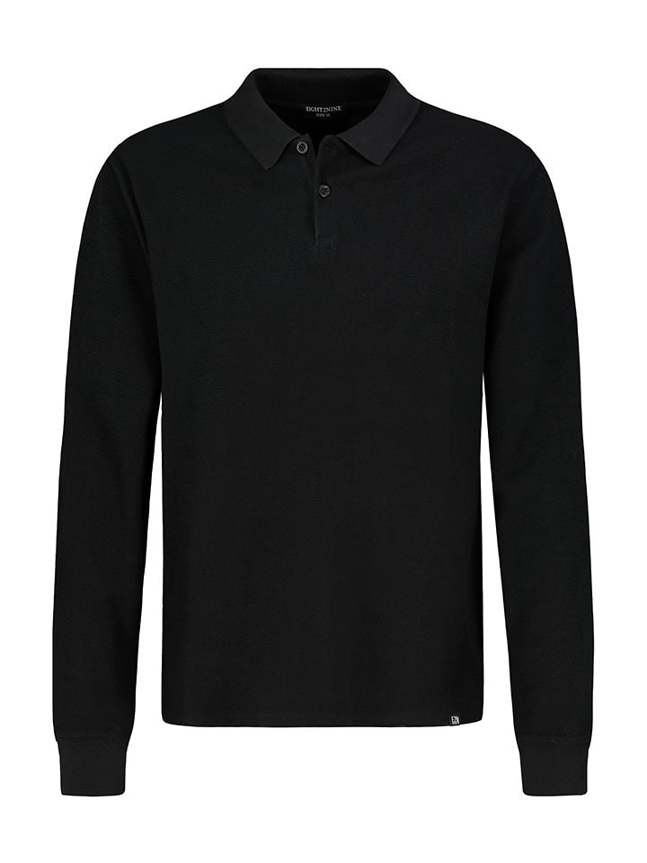 Eight2Nine Koszulka polo w kolorze czarnym rozmiar: XL