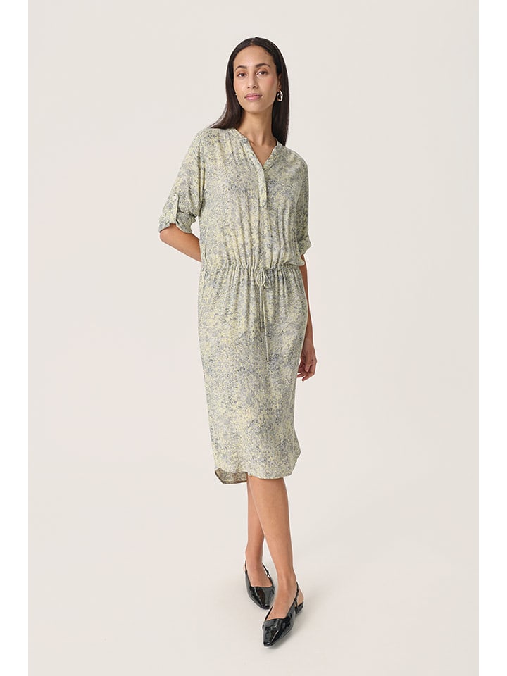 Soaked in Luxury Sukienka w kolorze beżowym rozmiar: XS