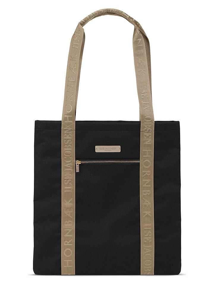 Ilse Jacobsen Shopper bag w kolorze czarnym - 41 x 40 cm rozmiar: onesize