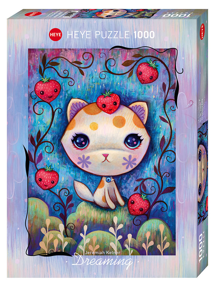 HEYE 1.000-częściowe puzzle "Strawberry Kitty" - 12+ rozmiar: onesize