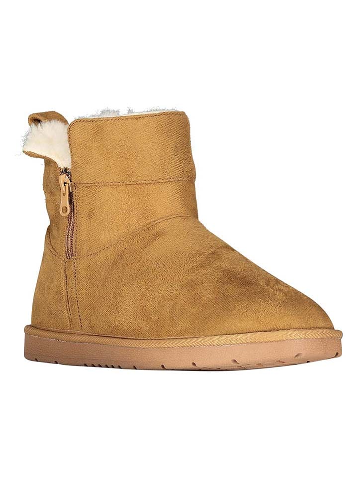 Geographical Norway Botki zimowe "Ozipnat" w kolorze jasnobrązowym rozmiar: 41