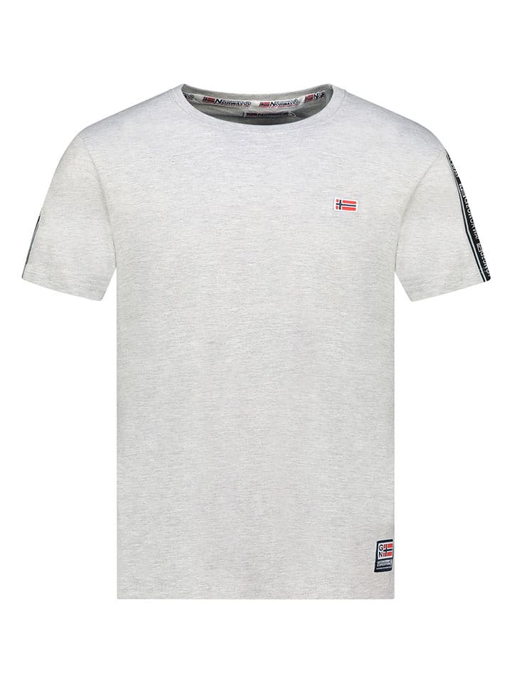 Geographical Norway Koszulka "Javenger" w kolorze szarym rozmiar: S