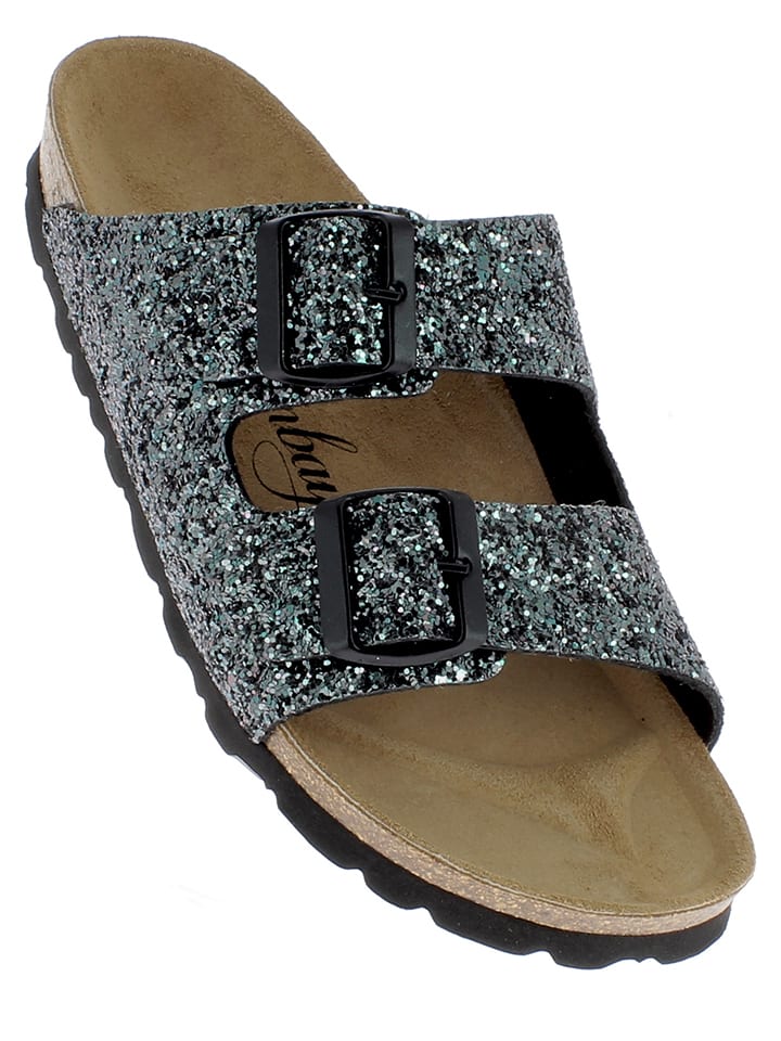 Sunbay Klapki "Treffle" w kolorze antracytowym rozmiar: 40