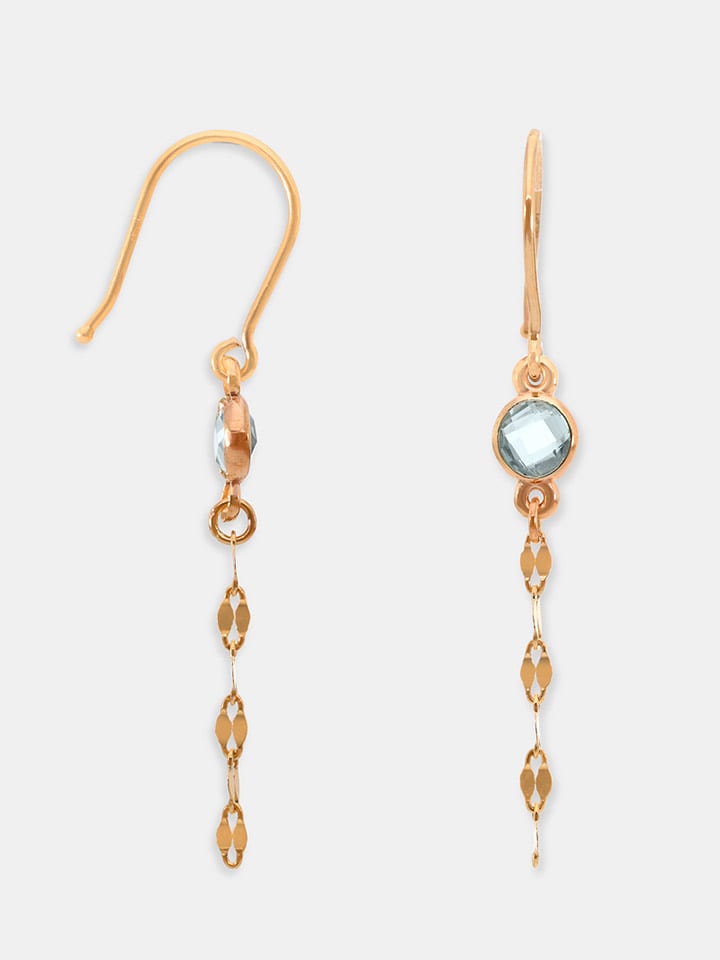 OR ÉCLAT Złote kolczyki z cyrkoniami rozmiar: onesize