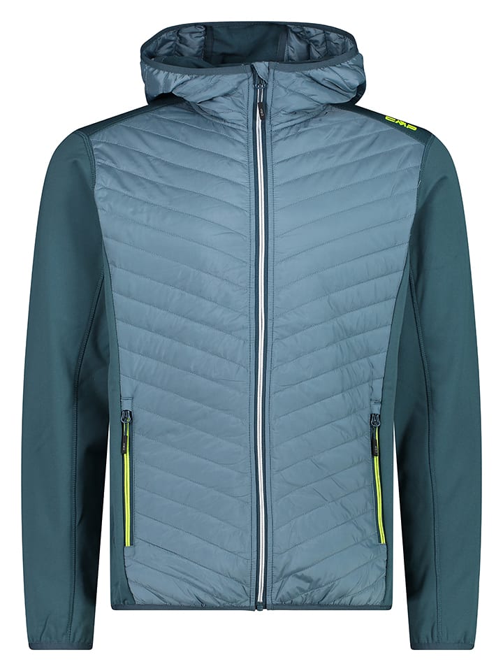 Kurtka funkcyjna w kolorze błękitno-morskim