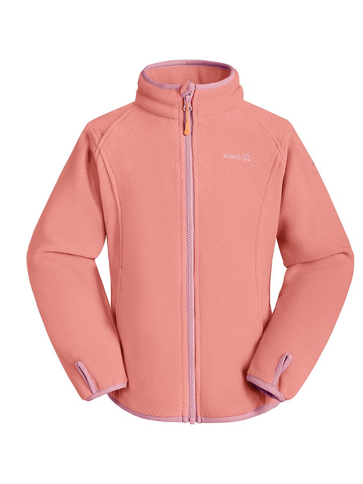 Kamik Kurtka polarowa "Linnea" w kolorze jasnoróżowym rozmiar: 176