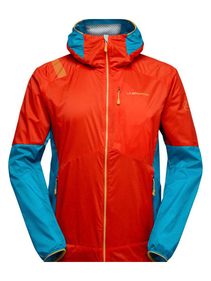 LA SPORTIVA Kurtka funkcyjna "Across" w kolorze niebiesko-czerwonym rozmiar: M