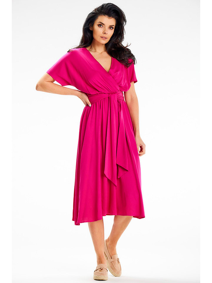 Awama Sukienka w kolorze różowym rozmiar: XL