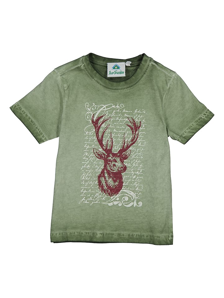 Isartrachten Koszulka w kolorze oliwkowym rozmiar: 128