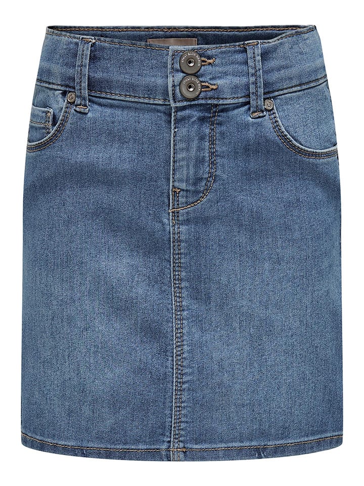 Spódnica dżinsowa "Carmen" w kolorze niebieskim