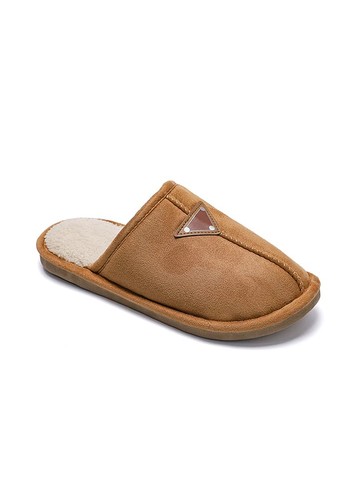 Confly Kapcie w kolorze jasnobrązowym rozmiar: 38