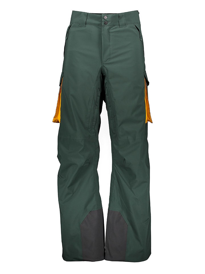 Helly Hansen Spodnie narciarskie "Ullr" w kolorze zielonym rozmiar: XL