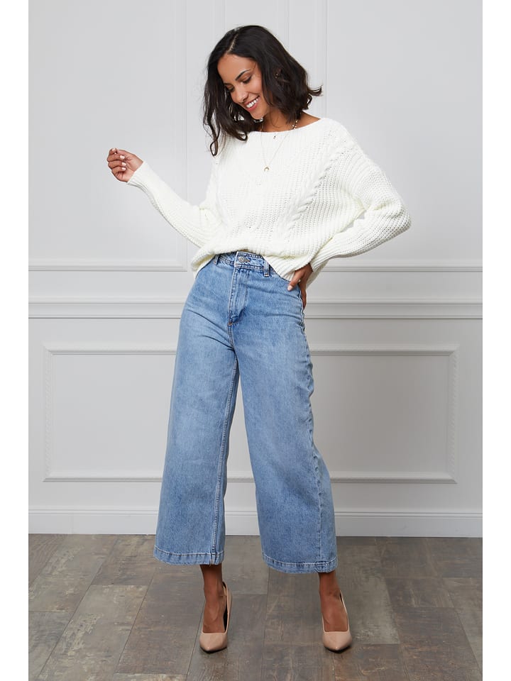 L'armoire de Suzette Sweter w kolorze kremowym rozmiar: 38/40